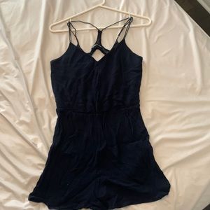 Super cute navy romper
